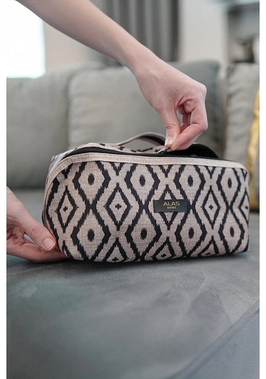 Bohe Makyaj Çantası Düzenleyici Seyahat Tipi Çanta Organizer