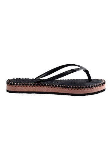 Havaianas Slım Flatform Loop Platform Kadın Parmak Arası Terlik 4149928 0090 Siyah