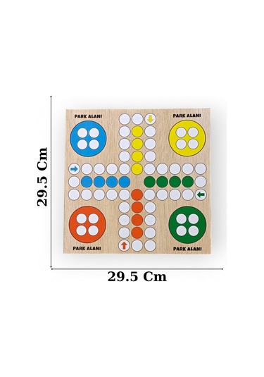 Ahşap Kızma Birader Orta Boy 29.5x29.5 Cm