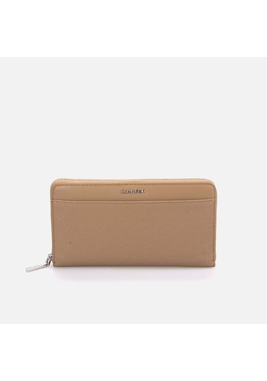 Calvin Klein Kadın Cüzdan K60k613072 Beıge Çok Renkli