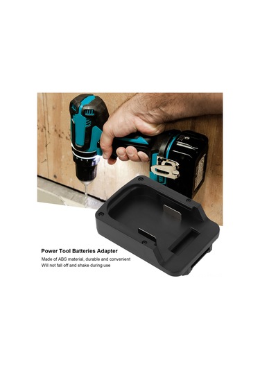 Padalink Makita 18v Li-poly Akü İçin Elektrikli Alet Adaptörü - Dayanıklı Abs + Nikel Kaplı Çelik Yapı, Güvenli Ve Taşınabilir Dönüştürücü Aksesuarı