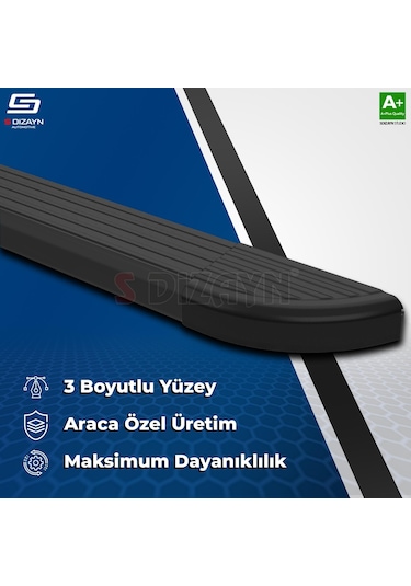 S-dizayn Mg Hs Skyline Siyah Yan Basamak 183 Cm 2021-2024 A+ Kalite