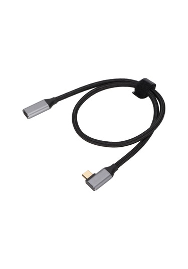 90 Derece Type-c Uzatma Kablosu 50cm, 100w Kaiyi