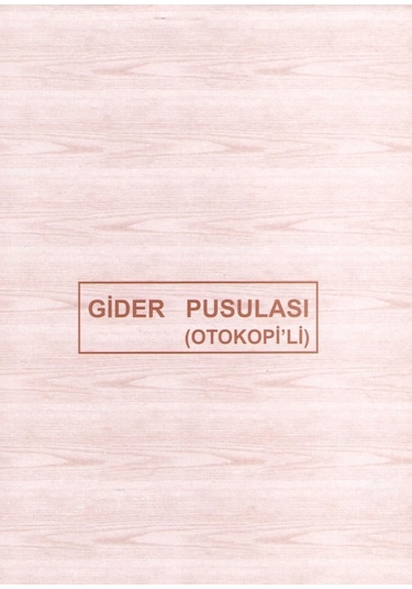 DİLMAN OTOKOPİLİ GİDER PUSULASI 2 NÜSHA 50 YAPRAK