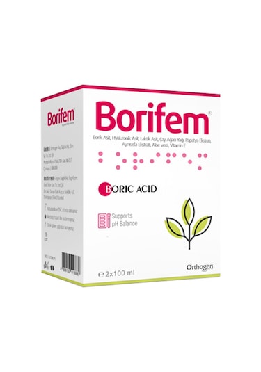 Borifem Vajinal Duş Likit 200 ML