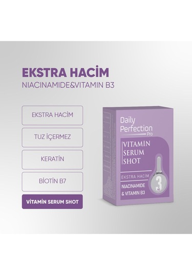 Daily Perfection Provitamin Shot No:3 Ekstra Hacim Serum 2 x 6 ML