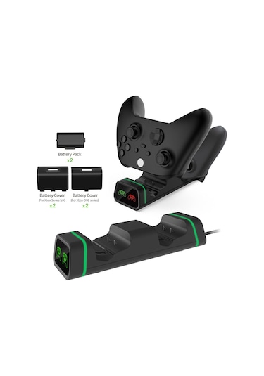 Dobe Xbox One-Series S/X Joystick 2Xbatarya ve Şarj Standı