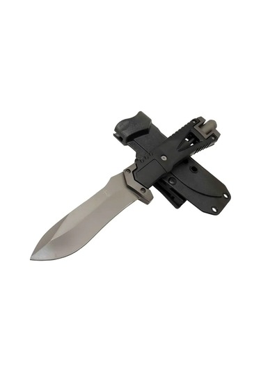 Zero Error Tactical 7 40 Siyah Outdoor Bıçak 27cm - Siyah Sap, Magnezyum Çubuklu, Kılıflı