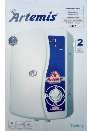 DAMLA ARTEMİS 7500W ANİ SU ISITICI ŞOHBEN