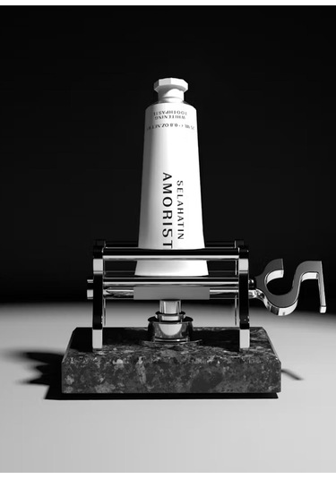 Selahatin Mermer Diş Macunu Sıkacağı Marble Toothpaste Squeezer Beyaz - Siyah