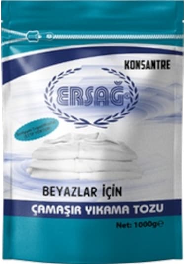 Ersağ Beyaz Çamaşır Yıkama Tozu 1 KG
