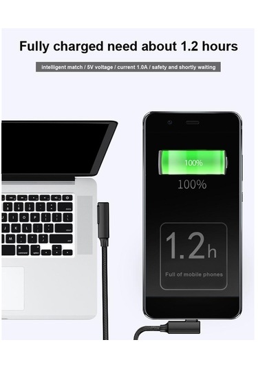 Suntek Örgülü 90 Derece Dik Açı Tip C Mikro Usb