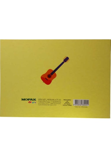 Mopak Küçük Müzik Defteri 20 Yaprak
