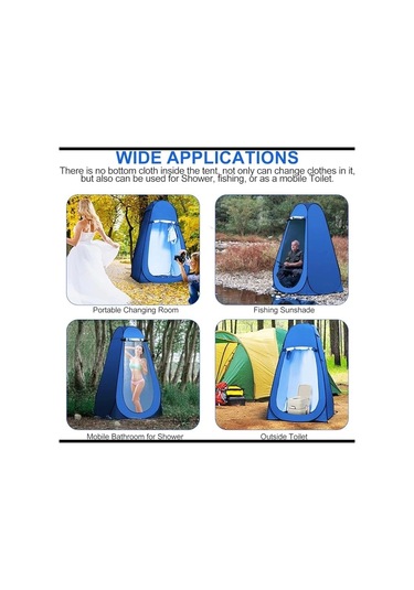 Otomatik Kamp Giyinme Çadır Çok Renkli