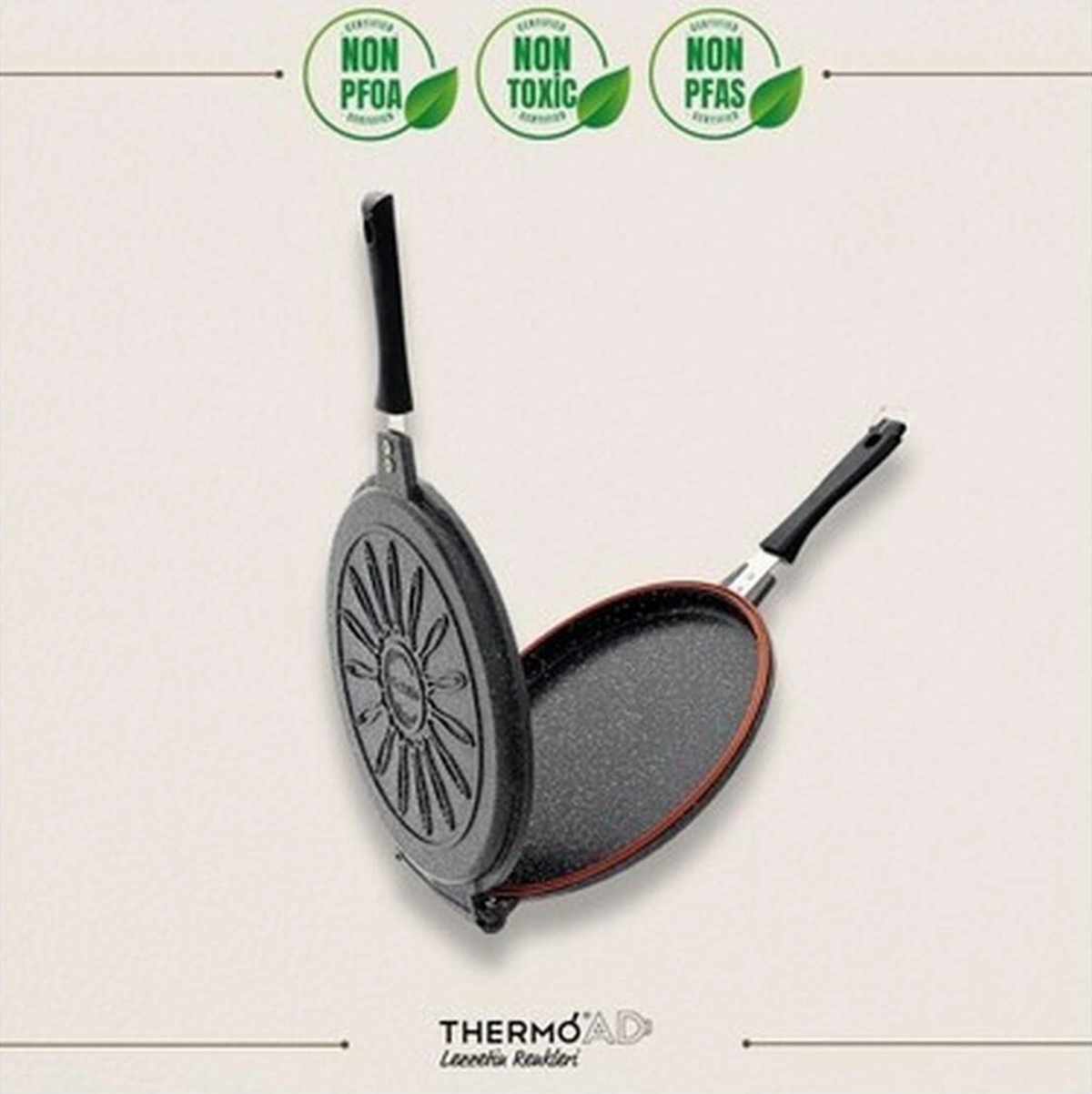 Hamsi Balık Tavası 28 Cm Gri Karışık