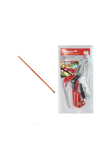 Meşem Yüksek Dal Budama Makası Seti İpli Testereli