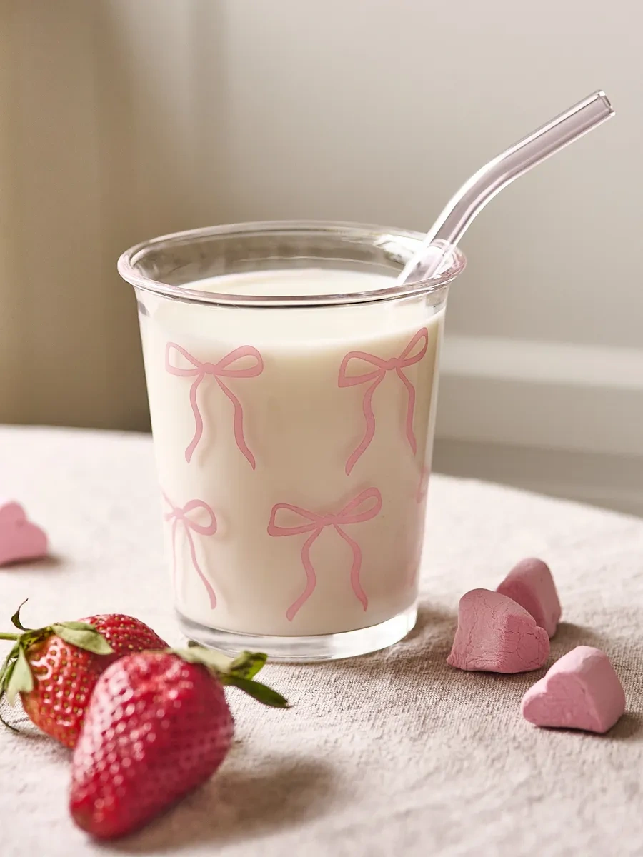 Roomi 350 Ml Cam Pipetli Bardak 344570139 Beyaz