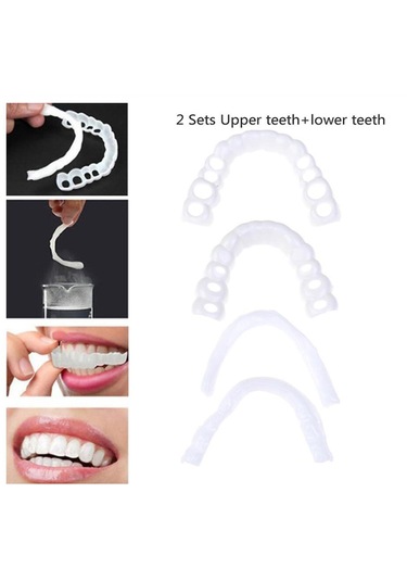 Dolıty Silika Gülümseyen Snap Sahte Kaplamalar Kozmetik Kapak