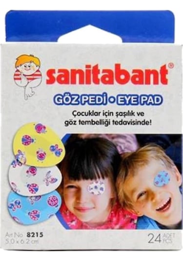 Sanitabant Eye Pad Göz Pedi Göz Kapama Bandı 24 Lü 1 Kutu