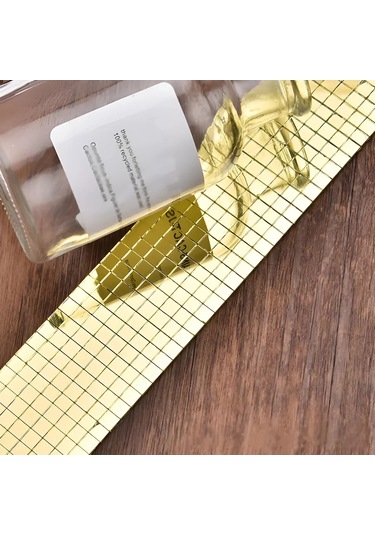 Conflate Altın Kaplamalı Ayna Sticker Mozaik 1 Adet 201742006 Altın Rengi