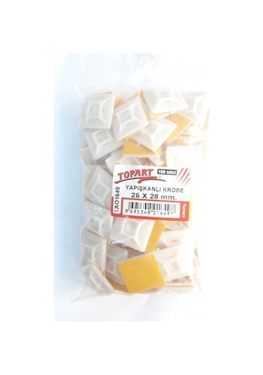 Topart 01649 28x28 Yapışkan Kroşe 100 Adet