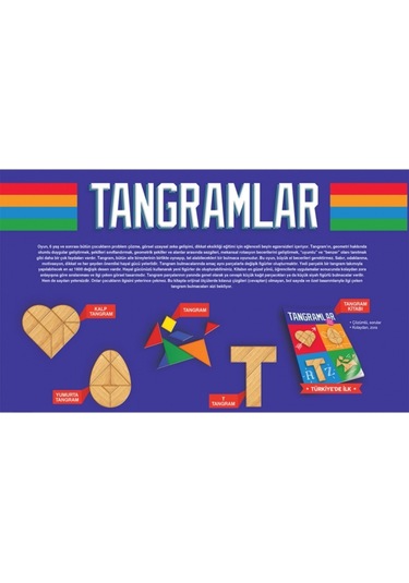 Tangramlar Seti 6+ Yaş Akıl ve Zeka Oyunu