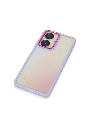 Realme C55 Kılıf Dora Kapak - Lila