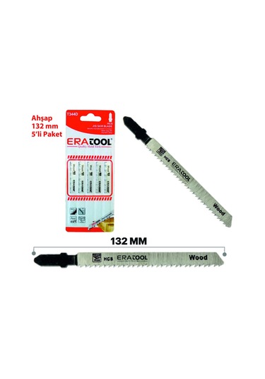 Eratool T344D ERA51835 Ahşap Dekupaj Testeresi Bıçağı 5'li