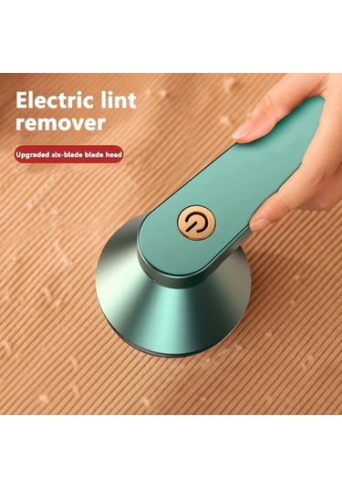 Besthome1 Şarj Edilebilir Yeşil Yün Tüy Toplama Makinesi Ev Ve Çamaşır Bakımı İçin Portatif Yumuşak Kumaş Yeşil