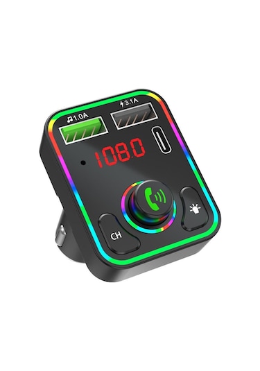 Concord C618 Rgb Pd18 Qc3.1a Şarj Bluetooth 5.1v Fm Transmitter