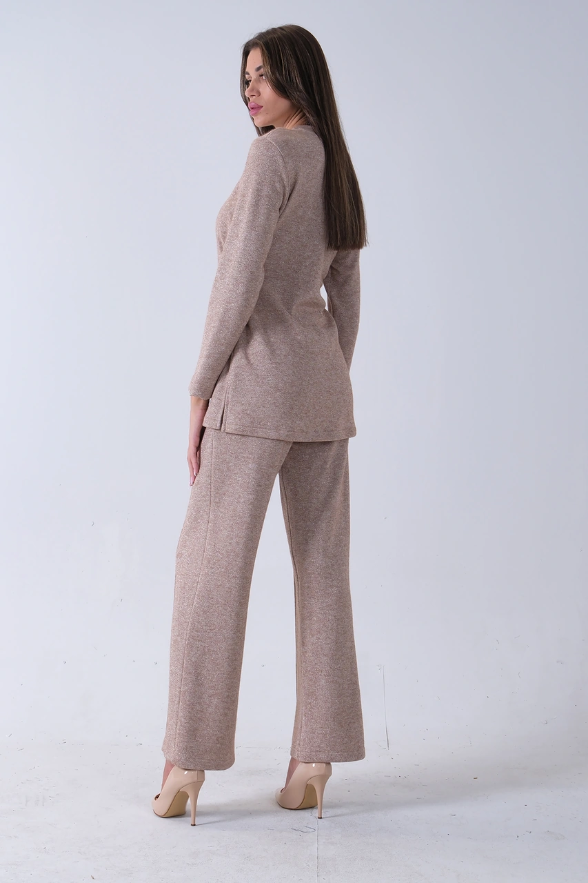 Feminist Taş Altın Toka Detaylı Pantolonlu Takım 4577282.50 Taş