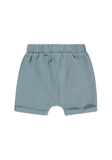 Civil Baby Müslin 6-18 Ay Şort - Mavi 9-12 Ay Soft İndigo