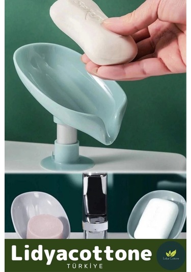 Özel Tasarım Tezgah Üstü Mutfak Banyo Bulaşık Lavabo Vantuzlu Su Tutmaz Giderli Katı Sabunluk Çok Renkli