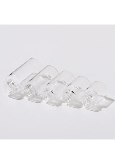 Suntek Magideal 20 Parça Boş Cam Damlalık Şişeleri Gümüş 1ml