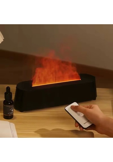 Arbix A3 Alev Aroma Ultrasonik Aromaterapi Hava Nemlendirici Siyah