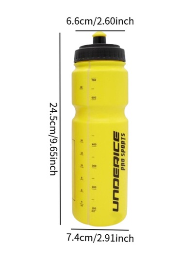 Suntek Spor Su Şişesi Taşınabilir Tekrar Sarı Sarı