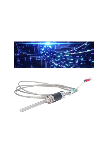 Besthome1 K Tipi Termokuple, 100mm Sap, 0-800 C, Nikel Krom, Pıd Uyumlu Sensör