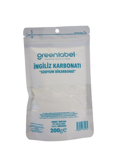 Greenlabel İngiliz Karbonatı 200 G