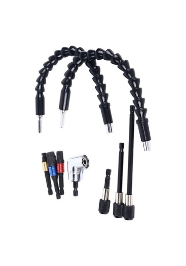 Besthome1 Mükemmel Otomotiv & Ev Tamiri İçin Çok Fonksiyonlu Esnek Şaft Matkap Uzatma Seti