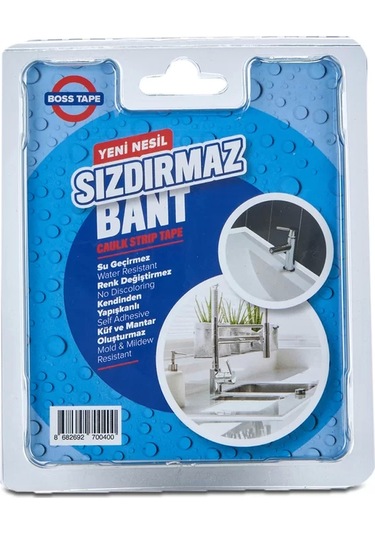 Boss Tape 0370 Mutfak Ve Banyo Sızdırmazlık Bandı 38mmx3.35m