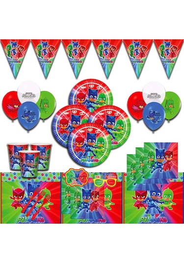 Pj Maskeliler Pija Maske Pj Masks Doğum Günü Parti Süsleri