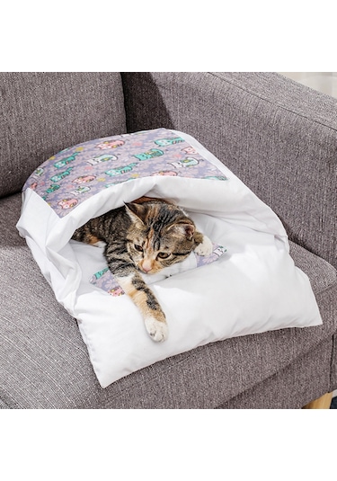 Mufunye Evcil Hayvan Kedi Köpek Uyku Yatağı Yıkanabilir Süper Sıcak C