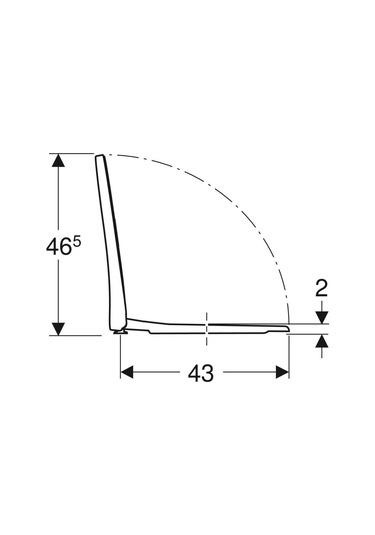 Geberit İcon Slim Klozet Kapağı Yavaş Kapanır
