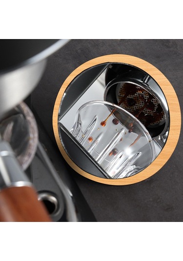 Suntek Mutfak Kayın Siyah Için Espresso Lens Akış Hızı Ayna Kahve Makinesi Aracı