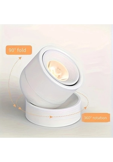 Fastbuy Dream011 Mavi Br-hg7502 Modern Makaron Tavan Spotu 360 Derece Dönebilir Ayarlanabilir Parlaklık Oturma Yemek Giriş Sı Mavi