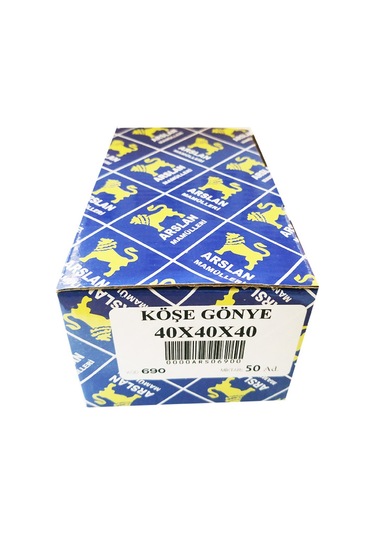 Köşe Gönye 40X40X40 Arslan Mamulleri 50 Adet