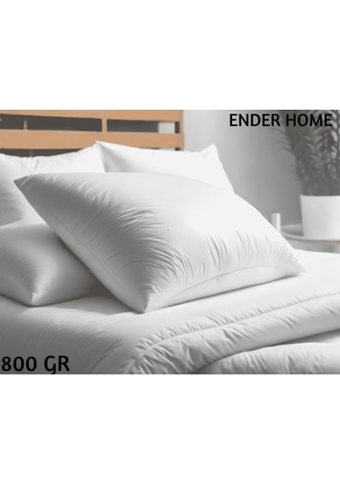 Ender Home Mikrofiber 800 G Dolgulu Hijyenik Polyester Elyaf Yastık 50 x 70