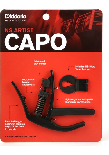 Planet Waves Pw-Cp-10 Ns Artist Capo Elektro ve Akustik Gitar Kap