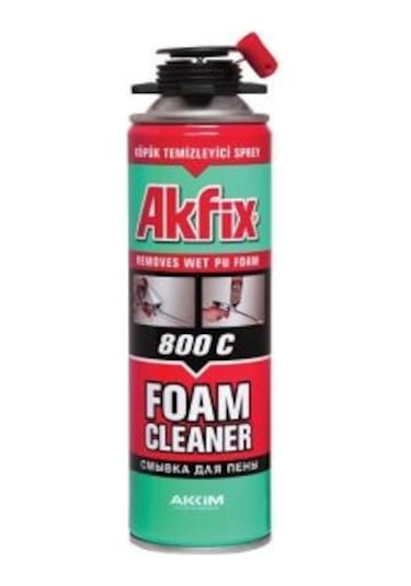 Akfix 800C Poliüretan Köpük Temizleyici Sprey 500 ML N11.9