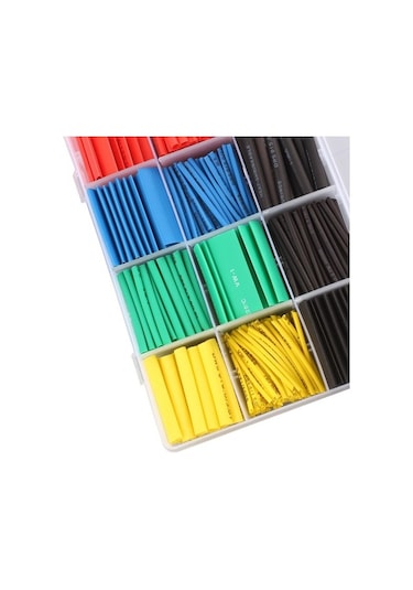 Koodmax - Isı Shrink Boru Daralan Makaron Kablo Yalıtım - 580 Adet 16 Boy